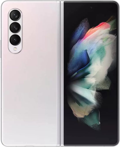 Galaxy Z Fold 3 5G Factory Unlocked Android Cell Phone US Version Smartphone Foldable Dual Screen Under Display Camera 256GB Storage, Phantom Black (Renewed)