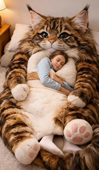 🔥Hot Sale 49% off🌟 Fluffy sleeping bag– Soft, Warm & Purrfectly Cozy😴💤