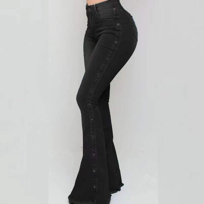 🔥𝗖𝗹𝗲𝗮𝗿𝗮𝗻𝗰𝗲 𝗦𝗮𝗹𝗲🌟Women's High-waisted Stretch Flared Jeans