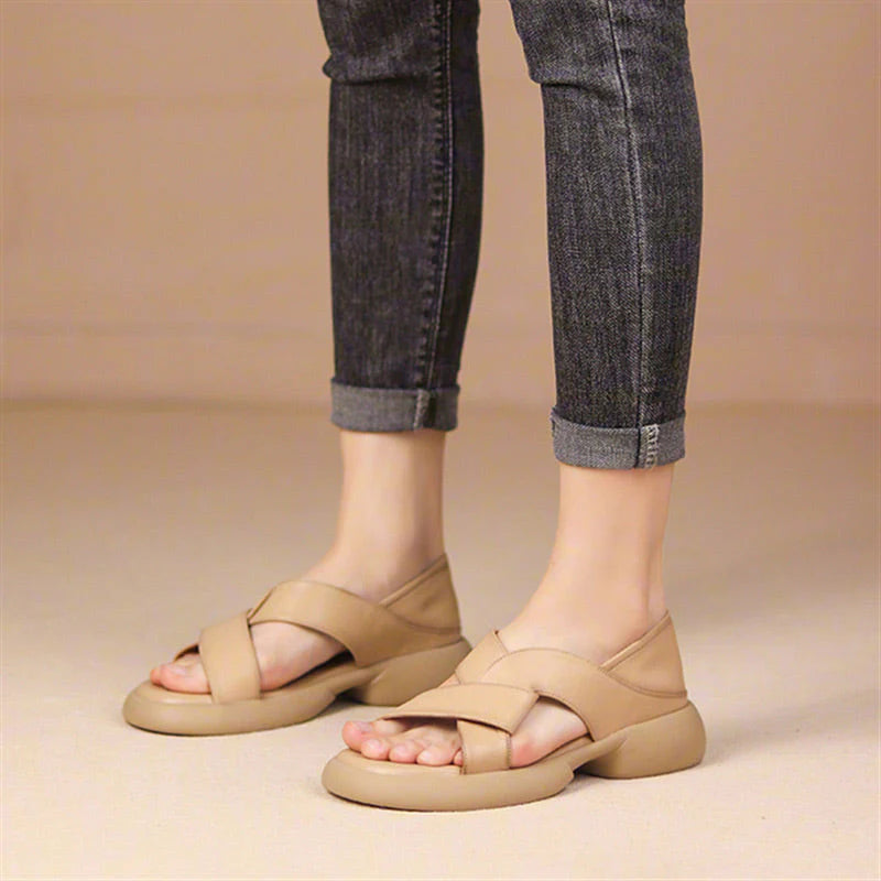 Flat Open Toe Slip-on Beach Sandals