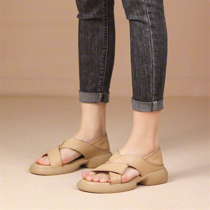 Flat Open Toe Slip-on Beach Sandals