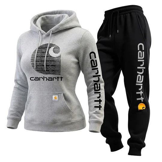🔥𝗖𝗹𝗲𝗮𝗿𝗮𝗻𝗰𝗲 𝗦𝗮𝗹𝗲🌟Women's Loose-fitting Hooded Sweatshirt + Trousers Set