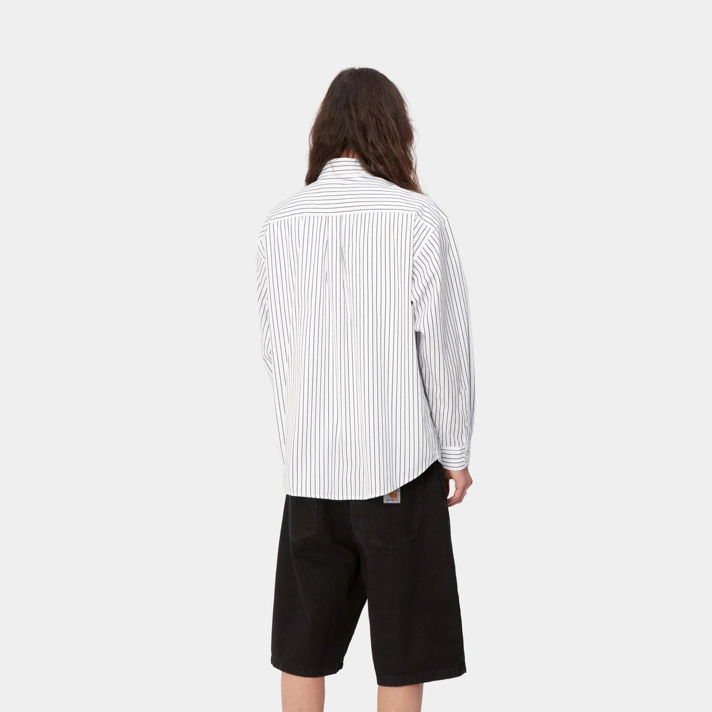 NMLinus Stripe Shirt | Black