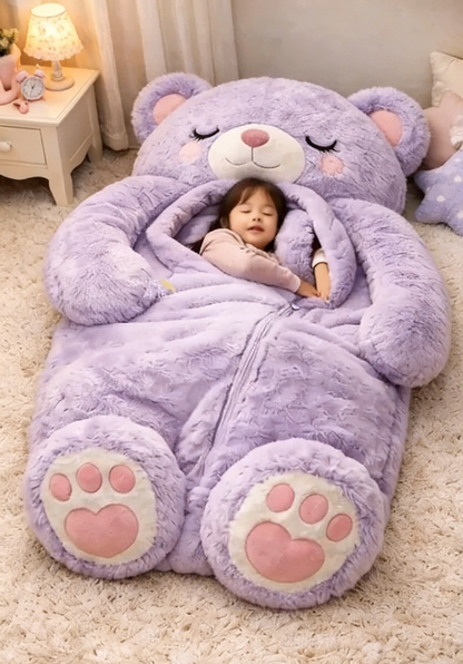 🏕️ Get Our Fluffy Sleeping Bag for Cozy Nights Under the Stars! ✨🌙