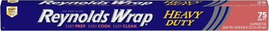 Reynolds Wrap Heavy Duty Aluminum Foil, 18 Inch Width, 75 Square Feet