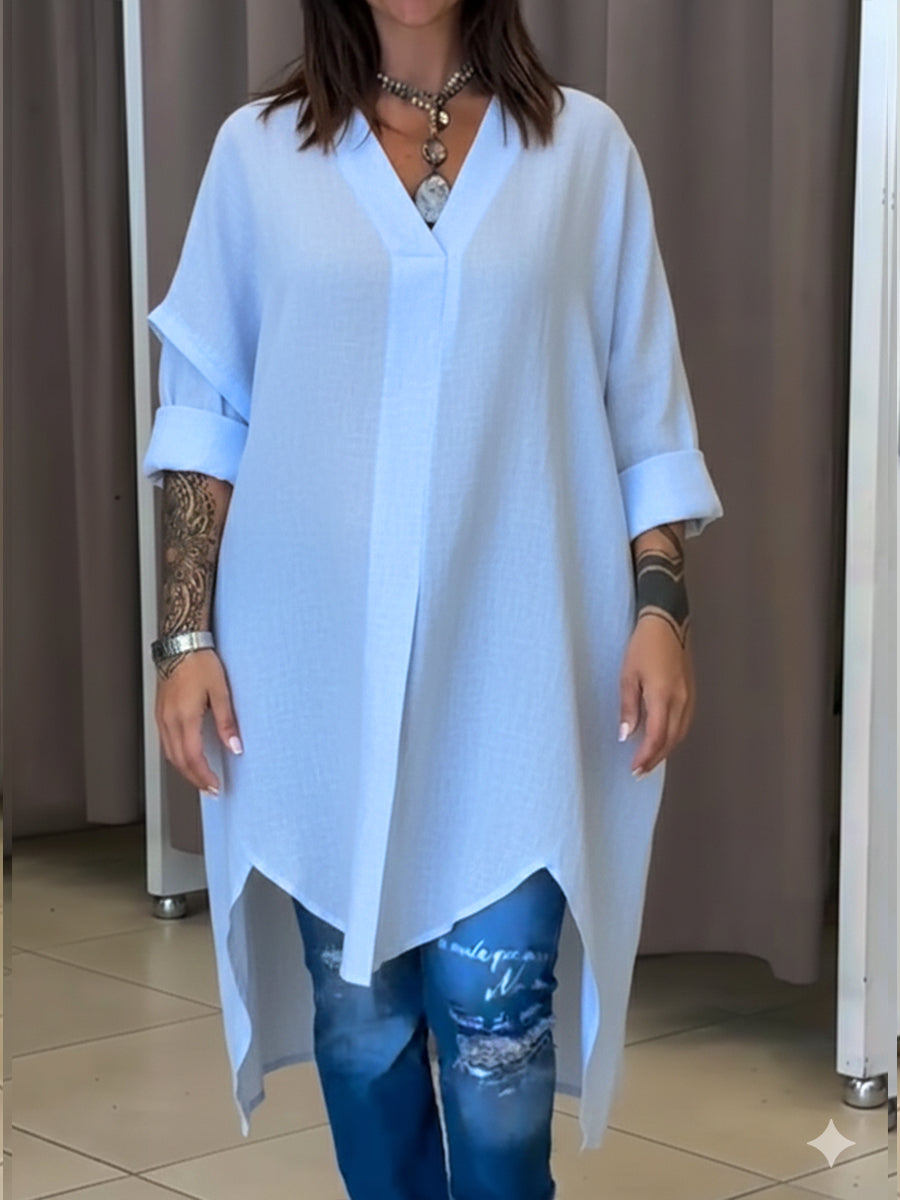 🔥Summer Arrivals🌟Women's Casual Linen And Cotton Shirt