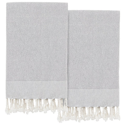 Authentic Hotel and Spa Turkish Cotton Fun in Paradise Pestemal Beach Towel (Set of 2)