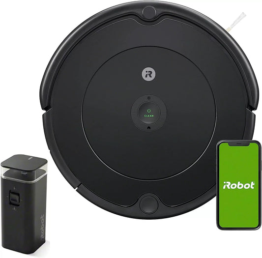 iRobot Roomba 694 Robot Vacuum-Wi-Fi Connectivity, Personalized Cleaning Recommendations, Works with Alexa, Good for Pet Hair, Carpets, Hard Floors, Self-Charging, Roomba 694