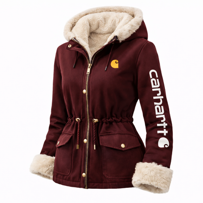 🔥𝗖𝗹𝗲𝗮𝗿𝗮𝗻𝗰𝗲 𝗦𝗮𝗹𝗲🌟Women's Hooded Sherpa Lined Jacket