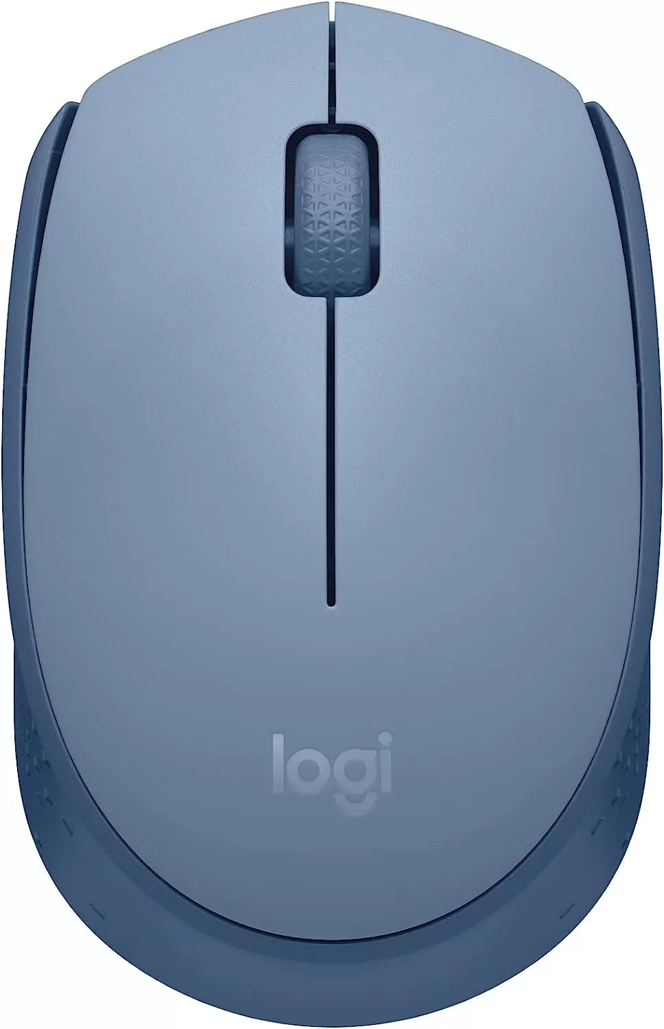 Logitech M170 Wireless Mouse for PC, Mac, Laptop, 2.4 GHz with USB Mini Receiver, Optical Tracking, 12-Months Battery Life, Ambidextrous - Blue Grey