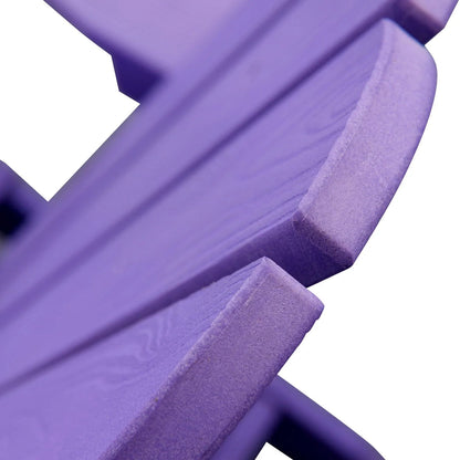 Ovios  Rocking Adirondack Chair 2-Piece Waterproof Plastic Frame
