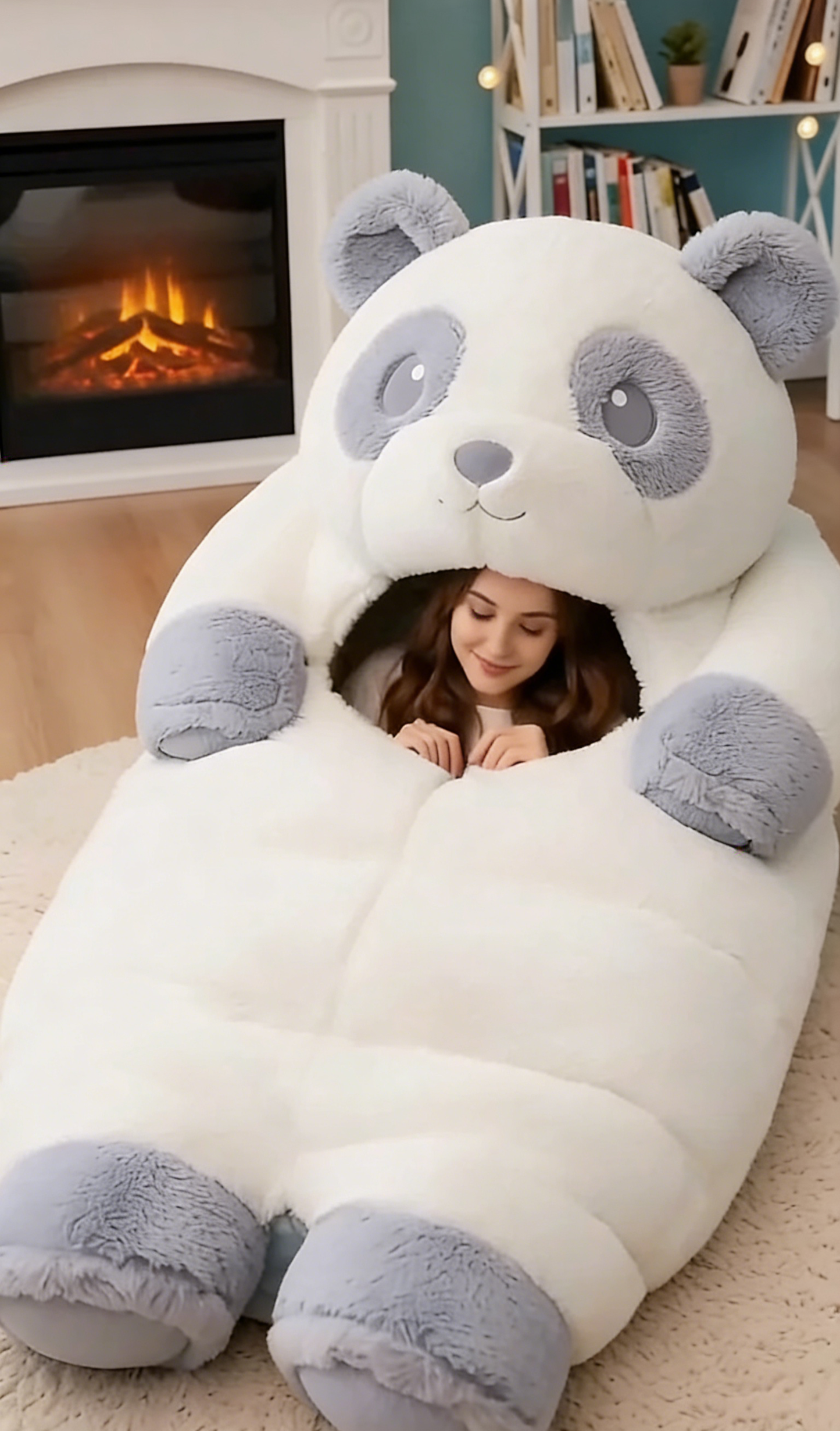 🔥Hot Sale 49% off🌟 Fluffy sleeping bag– Soft, Warm & Purrfectly Cozy😴💤