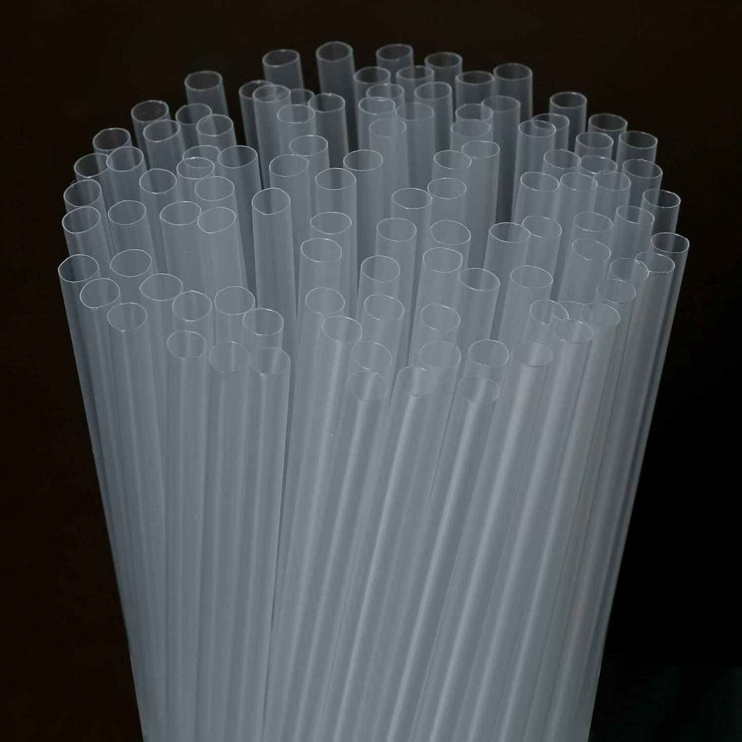 500 Pcs Colorful Disposable Drinking Plastic Straws.(0.23'' diameter and 8.26" long)-8 Colors