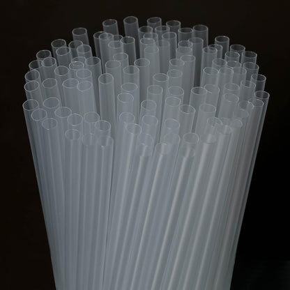 500 Pcs Colorful Disposable Drinking Plastic Straws.(0.23'' diameter and 8.26" long)-8 Colors