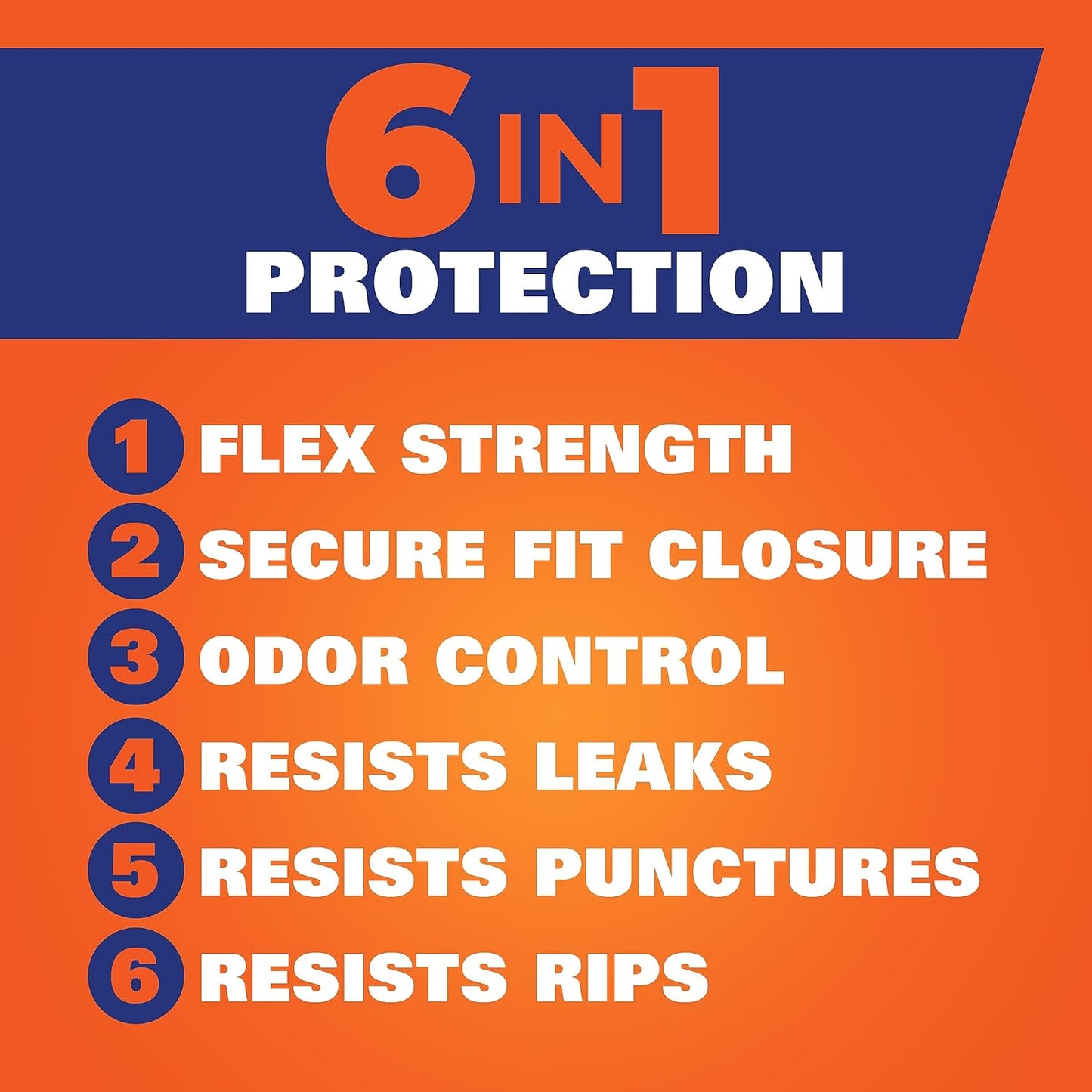 Hefty Ultra Strong Trash Bags, Black Tall Kitchen Trash Bags 13 Gallon Size, Break Resistant Drawstring Enclosure, Continuous Odor Control, Blackout, Clean Burst Scent, 80 Bags