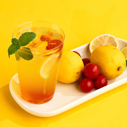 RACETOP 200 Pack 9 oz Clear Plastic Cups for Party, Disposable Clear Cup, Disposable Cups, Wine Glasses Cups, Plastic Cocktail Glasses