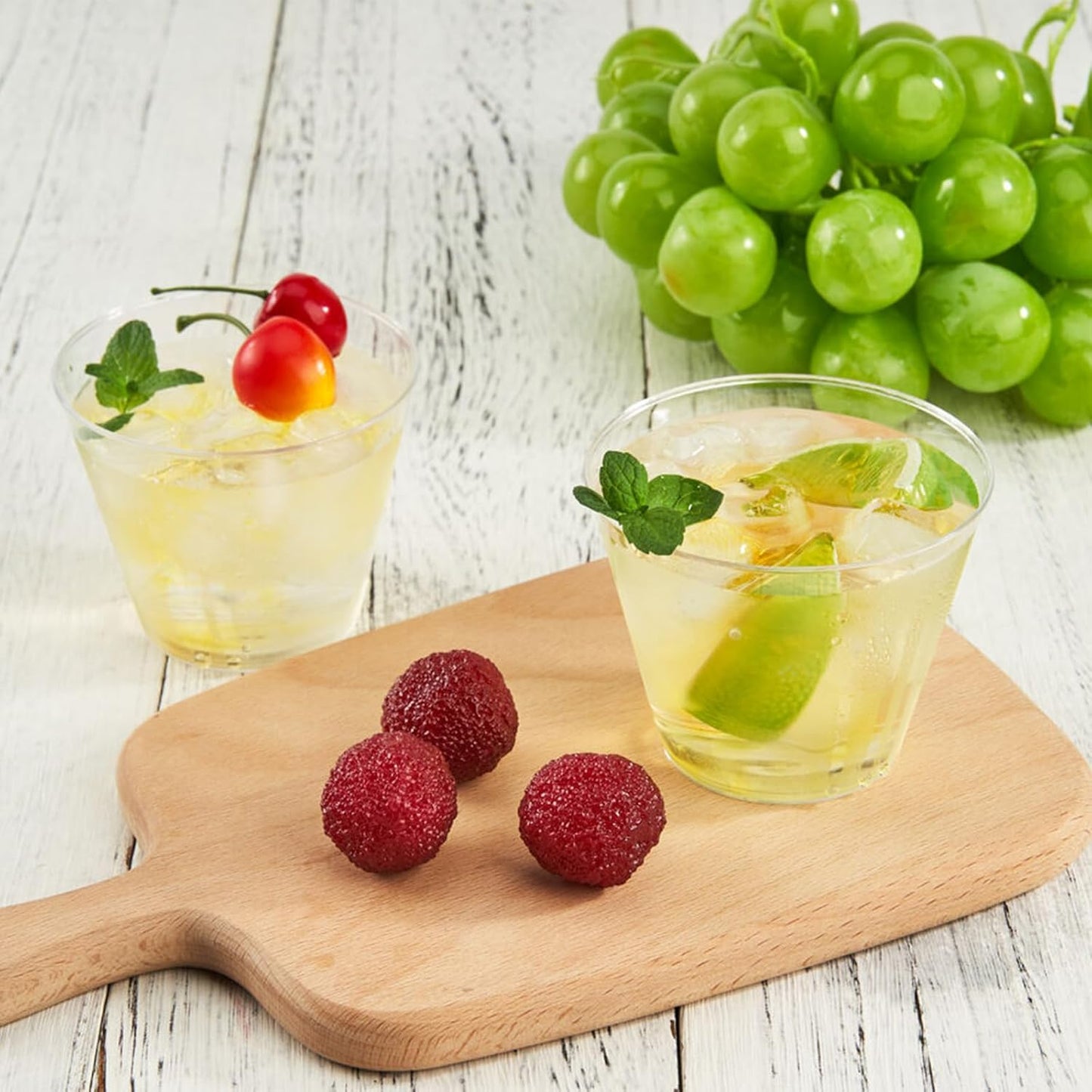 RACETOP 200 Pack 9 oz Clear Plastic Cups for Party, Disposable Clear Cup, Disposable Cups, Wine Glasses Cups, Plastic Cocktail Glasses