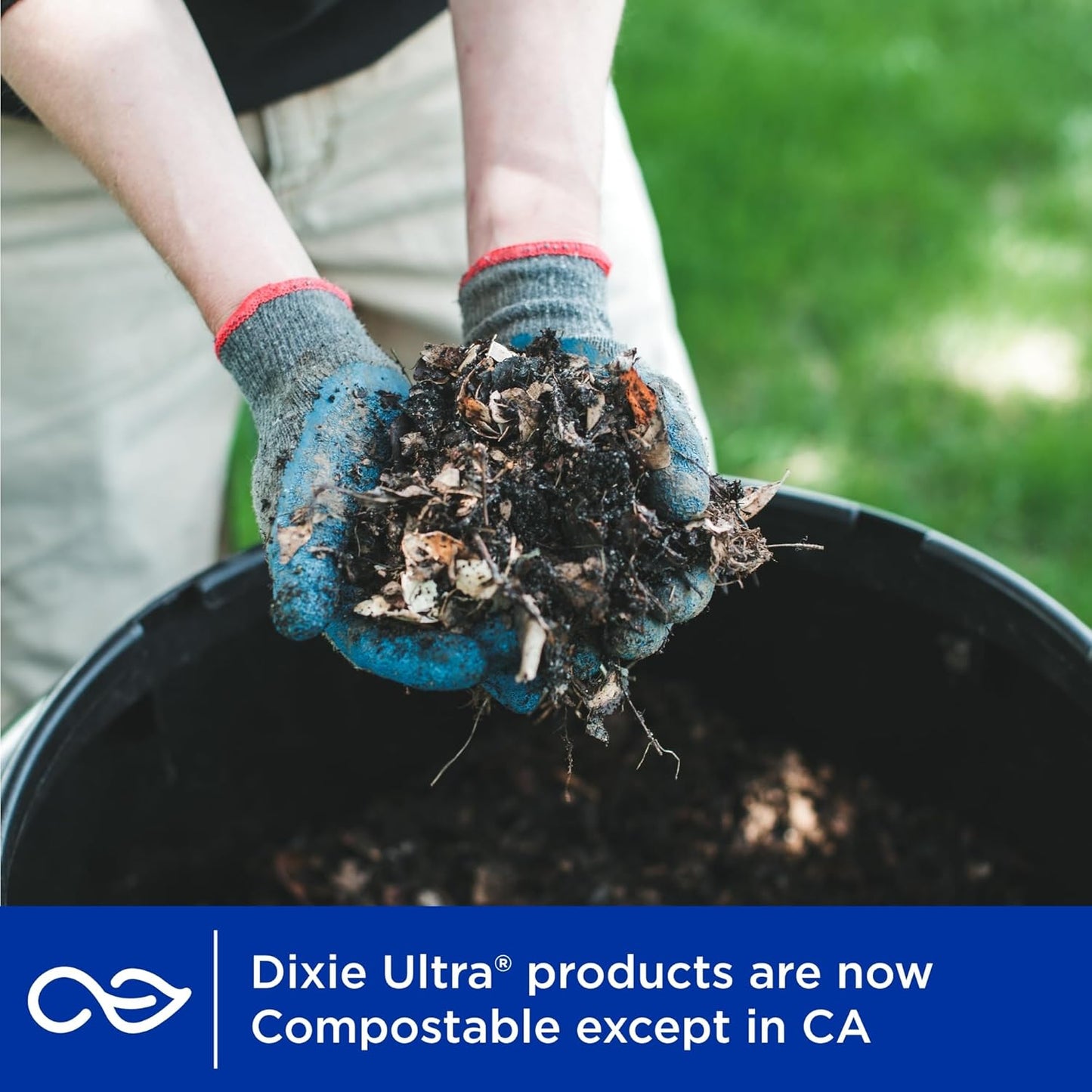 Dixie Ultra Extra Large Paper Bowls, 34 oz, 34 Count, Compostable, Microwave Safe, Disposable Bowls for Heavy Meals, Soups, Stews, and Everyday Use