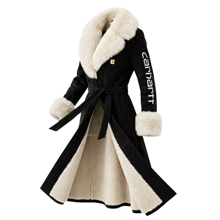 🔥𝗖𝗹𝗲𝗮𝗿𝗮𝗻𝗰𝗲 𝗦𝗮𝗹𝗲🌟Luxurious Long Faux Fur Coat With Reversible Design For Winter Elegance