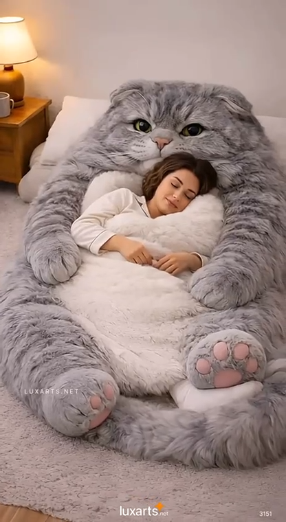🔥Hot Sale 49% off🌟 Fluffy sleeping bag– Soft, Warm & Purrfectly Cozy😴💤
