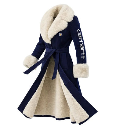 🔥𝗖𝗹𝗲𝗮𝗿𝗮𝗻𝗰𝗲 𝗦𝗮𝗹𝗲🌟Luxurious Long Faux Fur Coat With Reversible Design For Winter Elegance