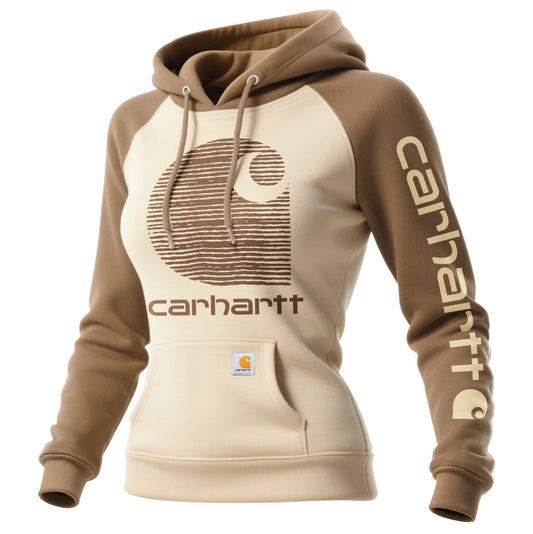 🔥𝗖𝗹𝗲𝗮𝗿𝗮𝗻𝗰𝗲 𝗦𝗮𝗹𝗲🌟Women's Loose Casual Contrast Color Raglan Sleeve Hooded Sweatshirt