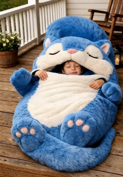 🔥Hot Sale 49% off🌟 Fluffy sleeping bag– Soft, Warm & Purrfectly Cozy😴💤
