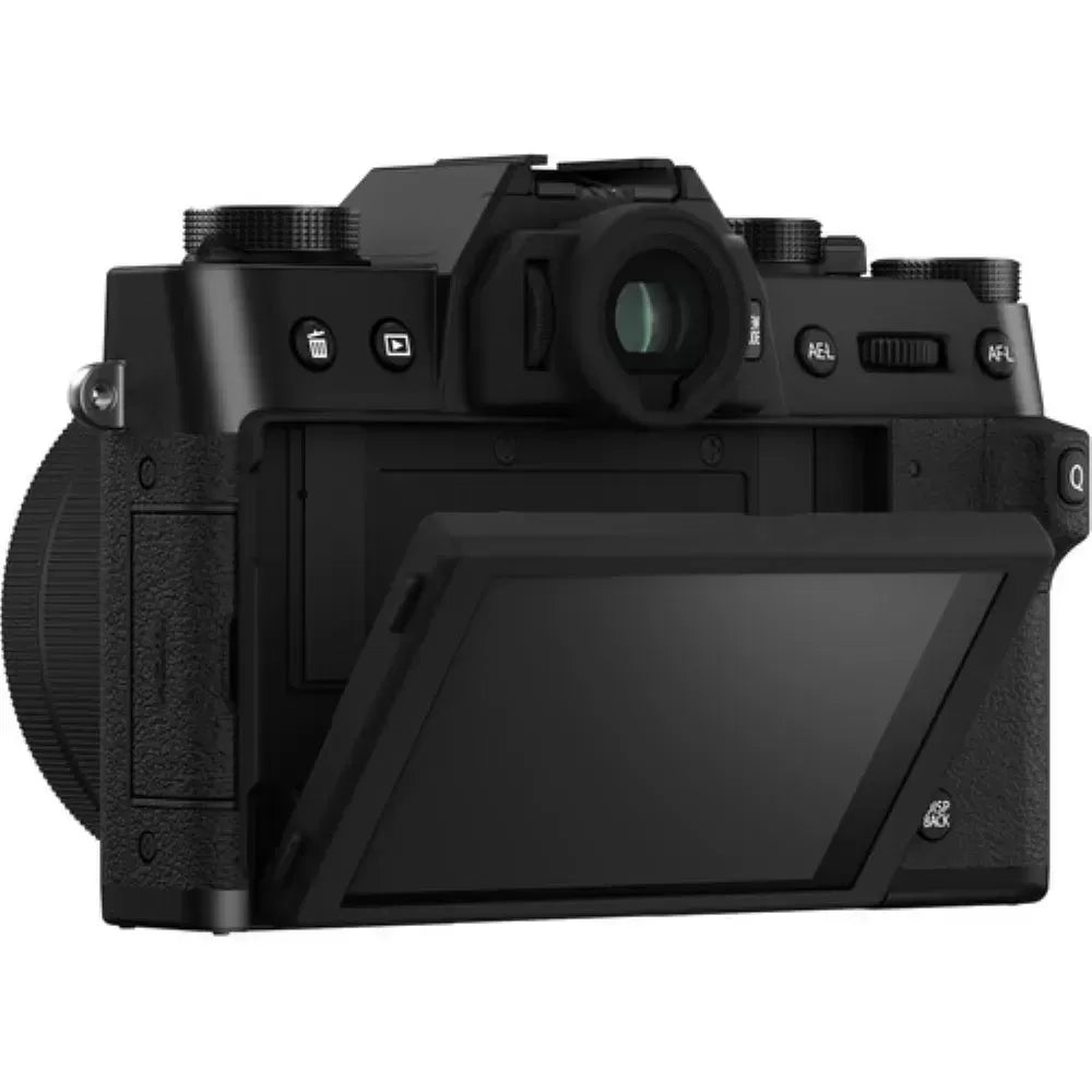 FUJIFILM X-T30 II Mirrorless Digital Camera | Body Only, Black + Cleaning Kit + Memory Card and Case + Screen Protectors + Camera Case + Memory Card Reader + Lens Cap Keeper + Spare Battery and Charger+ Corel Photo Bundle+ Flash w/ Bracket Bundle