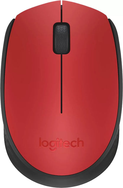 Logitech M170 Wireless Mouse for PC, Mac, Laptop, 2.4 GHz with USB Mini Receiver, Optical Tracking, 12-Months Battery Life, Ambidextrous - Blue Grey