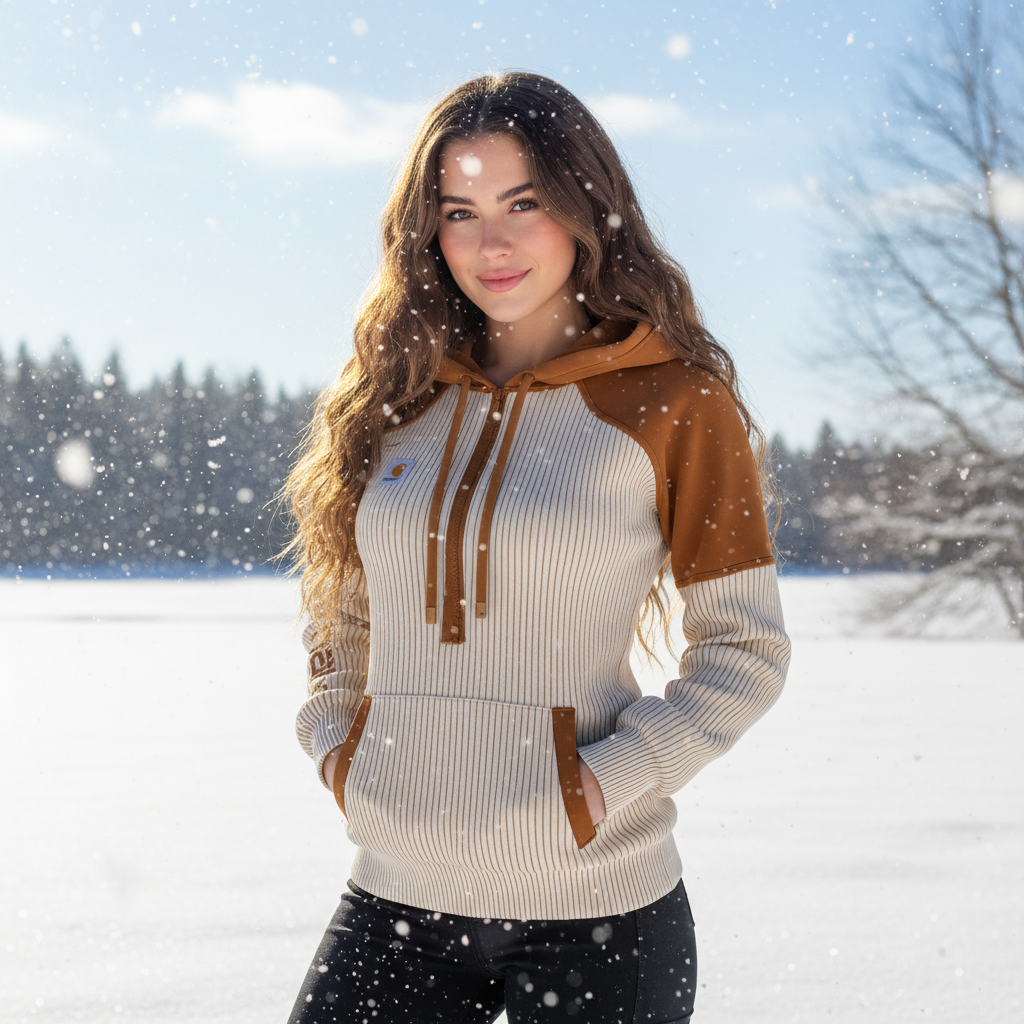 🔥𝗖𝗹𝗲𝗮𝗿𝗮𝗻𝗰𝗲 𝗦𝗮𝗹𝗲🌟Women's Patchwork Design Hoodie