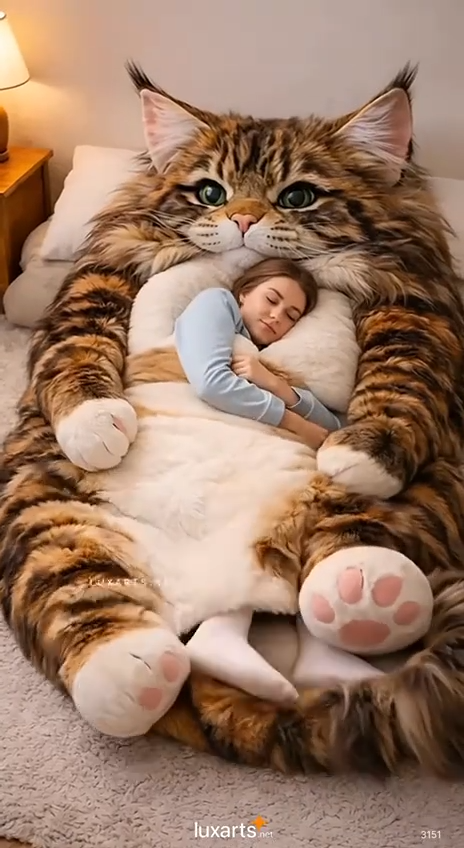 🔥Hot Sale 49% off🌟 Fluffy sleeping bag– Soft, Warm & Purrfectly Cozy😴💤