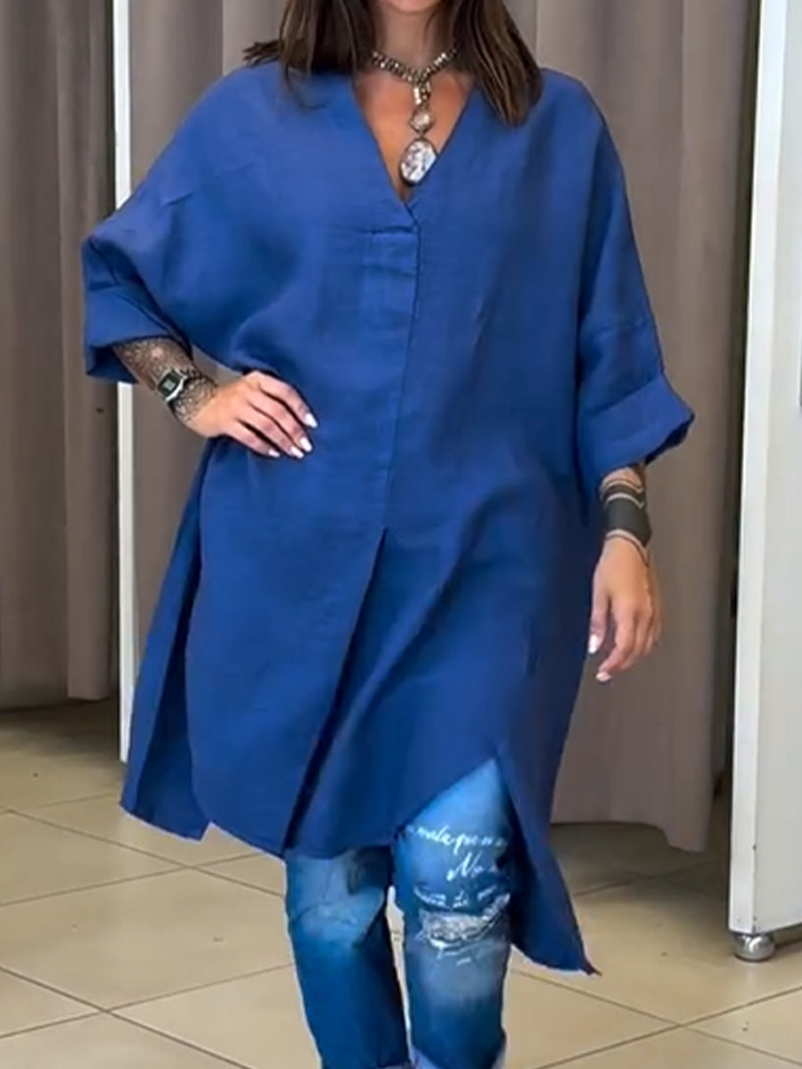🔥Summer Arrivals🌟Women's Casual Linen And Cotton Shirt