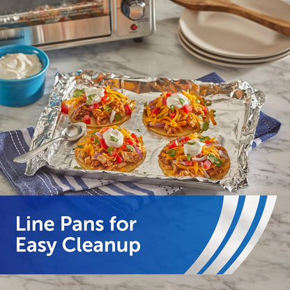 Reynolds Wrap Pre-Cut Pop-Up Aluminum Foil Sheets, 14 x 10.25 Inches, 50 Sheets (Pack of 5), 250 Total