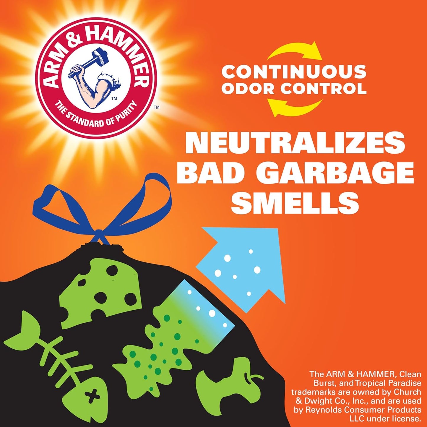 Hefty Ultra Strong Trash Bags, Black Tall Kitchen Trash Bags 13 Gallon Size, Break Resistant Drawstring Enclosure, Continuous Odor Control, Blackout, Clean Burst Scent, 80 Bags