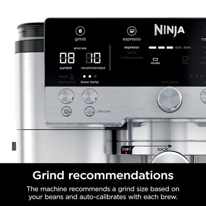 Ninja Luxe™ Café Premier 3 in 1 Espresso Drip Coffee & Cold Brew Maker