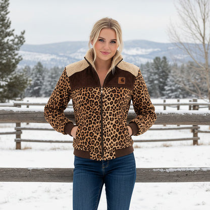 🔥𝗖𝗹𝗲𝗮𝗿𝗮𝗻𝗰𝗲 𝗦𝗮𝗹𝗲🌟Women's Retro Patchwork Plush Jacket