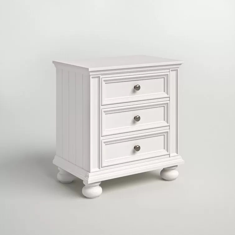 28'' Tall 3 - Drawer Nightstand  Set of 2