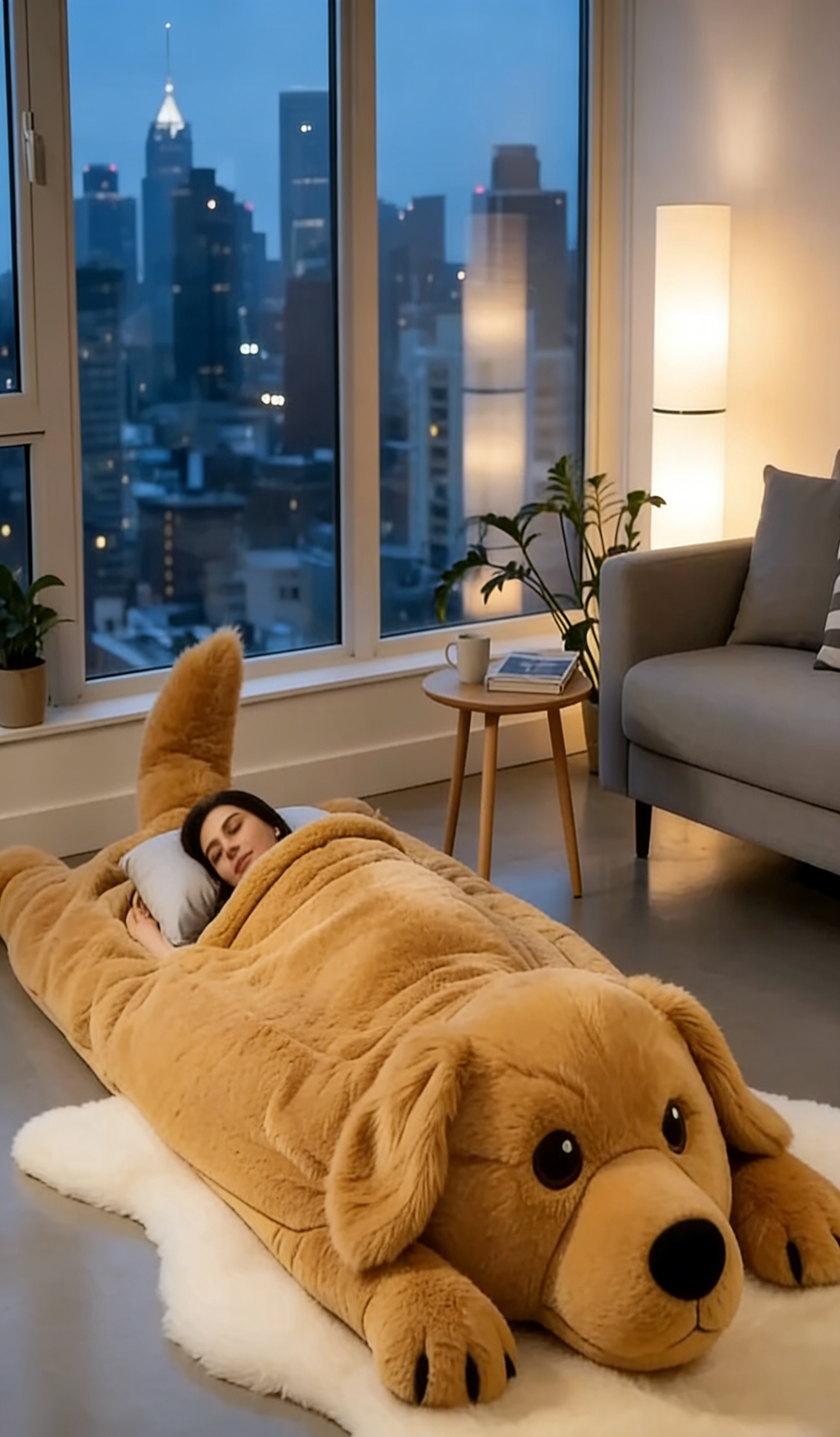🔥HOT DEAL: 49% OFF!🔥 Wrap Yourself in Warmth with Our Dreamy Fluffy Sleeping Bag! ❄️➡️🌞