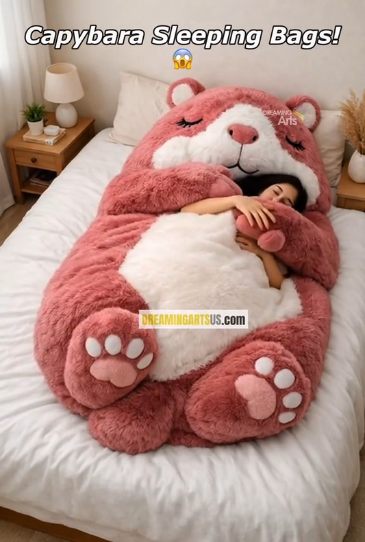🔥Hot Sale 49% off🌟 Fluffy sleeping bag– Soft, Warm & Purrfectly Cozy😴💤