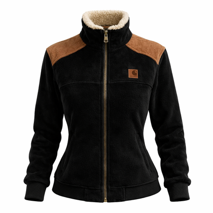 🔥𝗖𝗹𝗲𝗮𝗿𝗮𝗻𝗰𝗲 𝗦𝗮𝗹𝗲🌟Women's Retro Patchwork Plush Jacket