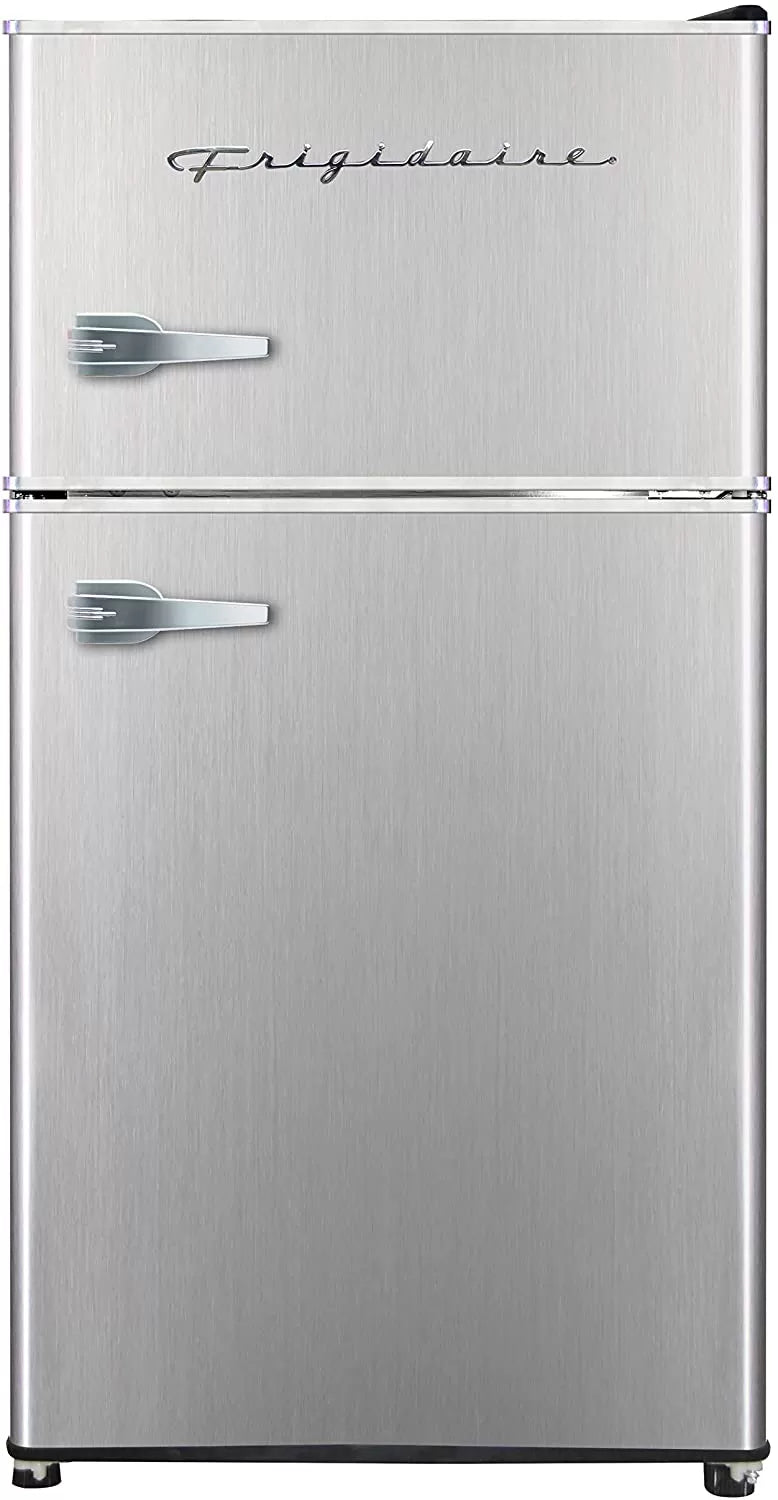 Frigidaire EFR451 2 Door Refrigerator/Freezer, 4.6 cu ft, Platinum Series, Stainless Steel, Double