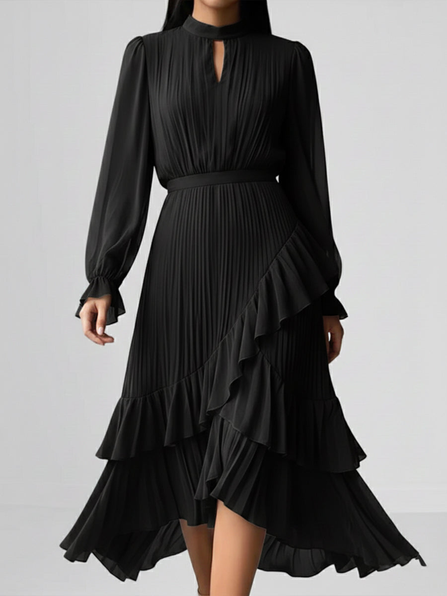🔥Summer Arrivals🌟Elegant Pleated Chiffon Dress