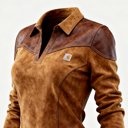 🔥𝗖𝗹𝗲𝗮𝗿𝗮𝗻𝗰𝗲 𝗦𝗮𝗹𝗲🌟Stylish Women's Shirt With Contrast Panel Design For All-Season Wear
