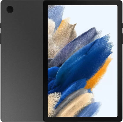 Galaxy Tab A8 10.5” Inch 32 GB Wi-Fi Android 11 Touchscreen International Tablet Bundle – MDTec Hard Back Tri-Fold Stand Cover Case and 64GB microSD Card [Gray]