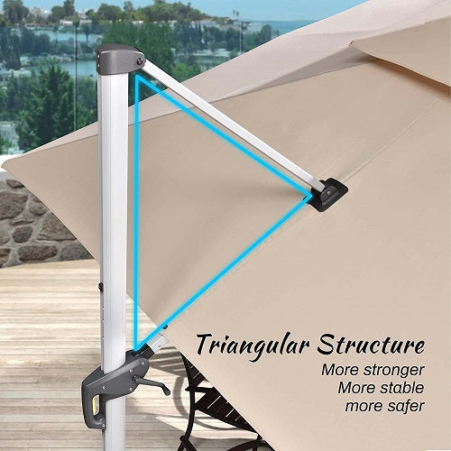 ⚡Clearance Sale☔Solar-powered LED parasol