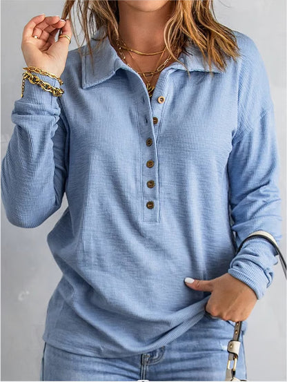 🔥Summer Arrivals🌟Women's Cotton V-Neck Comfortable Shirt