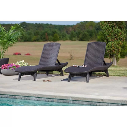 Outdoor Chaise Lounge (Set of 2)