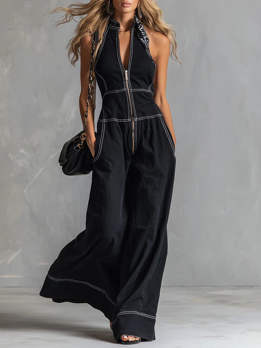 🔥Summer Arrivals🌟🔥 Casual Zippered Cotton Jumpsuit — The Ultimate Everyday Must-Have