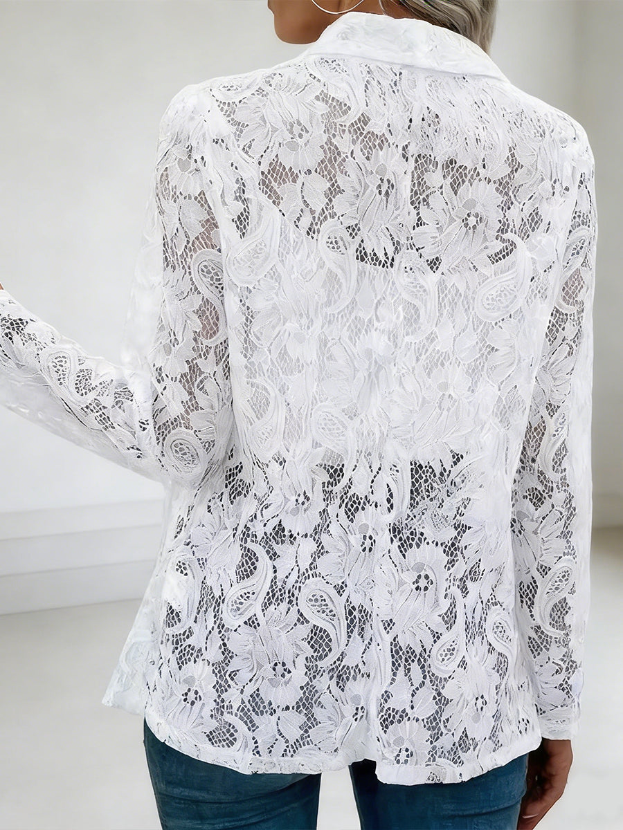 🔥Summer Arrivals🌟Women's Lace Shirt Jacket