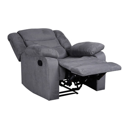 Modern 3-Piece Manual Reclining Living Room Sofa Set with Dropdown Table and Console